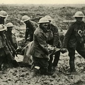 Red Cross Work in the Flanders Mud, First World War, 1 August 1917, (c1920). Creator: Unknown