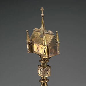 Reliquary Monstrance in the form of a Church, Brunswick, c. 1484. Creator: Unknown