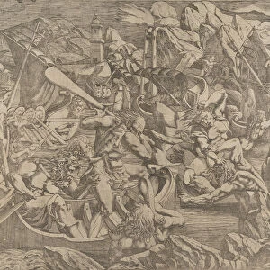Revenge of Nauplius, 1540-45. Creator: Antonio Fantuzzi