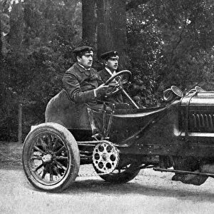 Richard Brasier of French racing driver Leon Thery, winner of the 1904 Gordon Bennett Cup