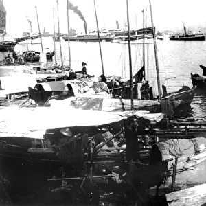River Boats, Saigon, 1900