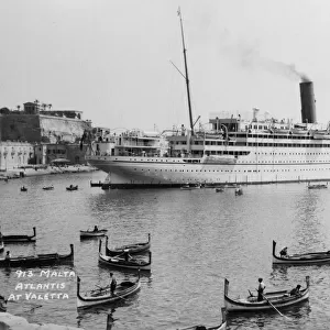 RMS Atlantis, Valetta, Malta, c1929-c1939
