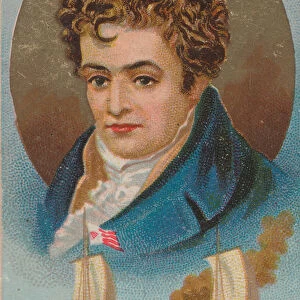 Robert Fulton, from the series Great Americans (N76) for Duke brand cigarettes, 1888
