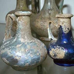 Roman glass bottles