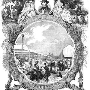 Royal Agricultural Society of England; arrival of the cattle by railway... 1844