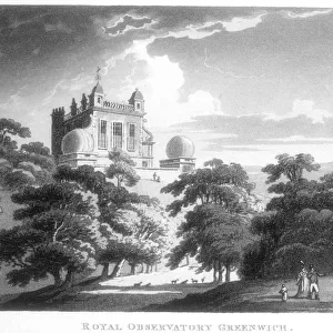The Royal Greenwich Observatory, Flamsteed House, Greenwich Park, London, c1820