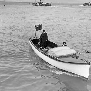 The Royal Thames Yacht Clubs motor launch Salee Rover, 1912