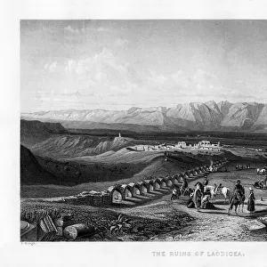 The ruins of Laodicea, 1887. Artist: W Wallis