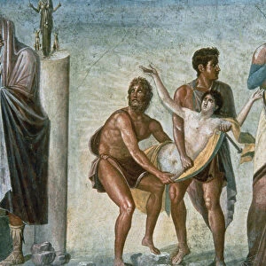 Sacrifice of Iphigenia, fresco from the house of the Tragic Poet in Pompeii