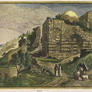 Safed. From: Picturesque Palestine, Sinai and Egypt. Artist: Johnstone, J. (active 19th century)