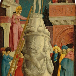 Saint Apollonia Destroys a Pagan Idol, c. 1442 / 1445. Creator: Giovanni d Alemagna