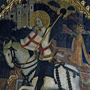 Saint George, central table of a missed altarpiece from the Franciscan Convent of Inca
