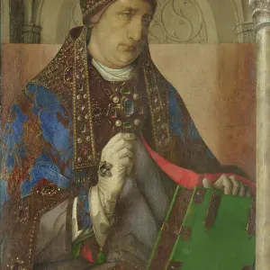 Saint Gregory the Great - Galleria Nazionale delle Marche Print Saint Gregory the Great - Galleria Nazionale delle Marche Print