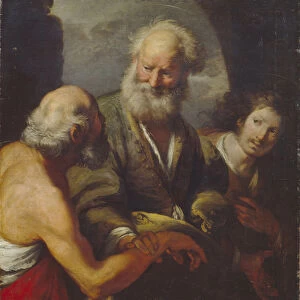 Saint Peter healing a paralytic. Artist: Strozzi, Bernardo (1581-1644)