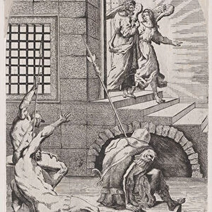 Saint Peter being released from prison by the angel, 1650-70
