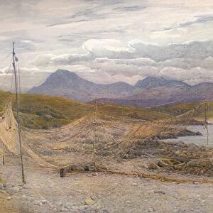 Salmon Nets, Gairloch, Ross-Shire, 1860-1906, (1906). Creator: Frank Walton