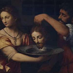 Salome receives the Head of John the Baptist. Artist: Luini, Bernardino (ca. 1480-1532)
