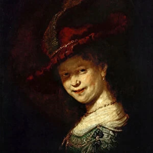 Saskia van Uylenburgh as girl, 1633. Creator: Rembrandt van Rhijn (1606-1669)