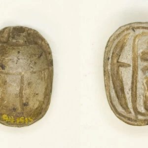 Scarab: Menmaatra (Sety I), Egypt, New Kingdom, Dynasty 19