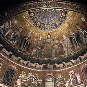 Scenes from the Life of the Virgin, 1291, apse detail of the church of Santa Maria