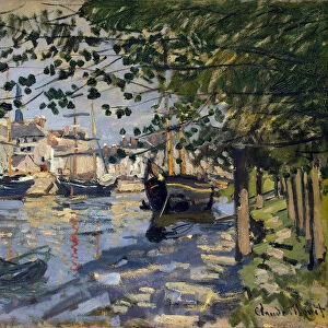 Seine at Rouen, 1872. Artist: Monet, Claude (1840-1926)