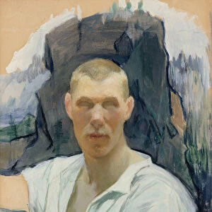 Self-Portrait, 1893. Creator: Halonen, Pekka (1865-1933)