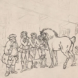 Selling a Horse, December 1, 1791. December 1, 1791. Creator: Thomas Rowlandson