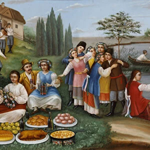Semik (the seventh Thursday after Easter) in Ukraine, Mid of the 19th century