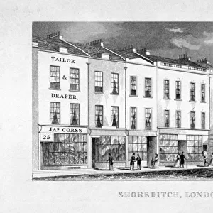 Shoreditch High Street, London, c1825