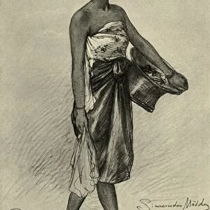 Siamese girl, Bangkok, 1898. Creator: Christian Wilhelm Allers