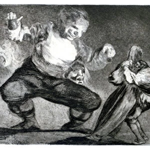 Simpleton, 1819-1823. Artist: Francisco Goya