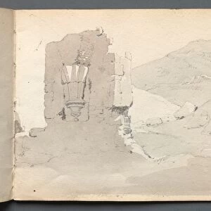 Sketchbook: Ruin, 1814. Creator: Samuel Prout (British, 1783-1852)