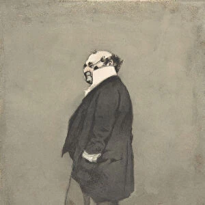The Society Man (Monsieur Joseph Prudhomme), 1874. Creator: Henry Bonaventure Monnier