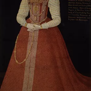 Sofia, 1547-1611, Princess of Sweden Duchess of Saxony-Lau, c16th century. Creator: Anon