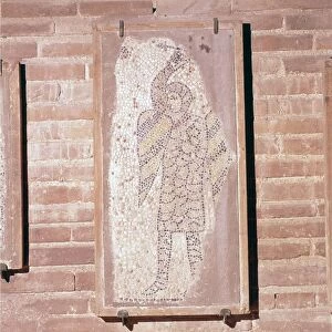 Soldier of the 4th Crusade, Mosaic in church of San Giovanni Evangelista, 13th century