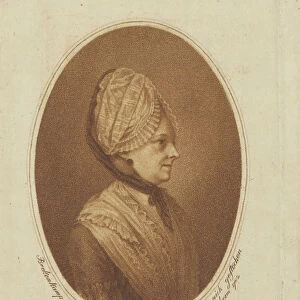 Sophie von La Roche, nee Gutermann von Gutershofen (1730-1807), 1782. Creator: Sintzenich