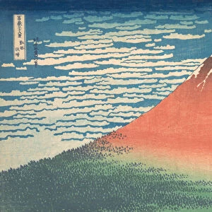 South Wind, Clear Sky (Gaifu kaisei), also known as Red Fuji, from the series Thirt