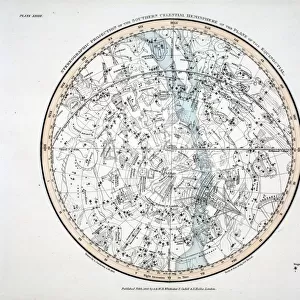The Southern Hemisphere (Plate XXVIII), 1822