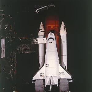 Space Shuttle Orbiter Discovery at Kennedy Space Center, Merritt Island, Florida, USA