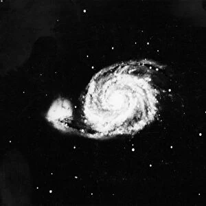 Spiral galaxy (M 51) in Canes Venatici, 1910