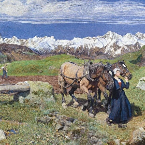 Springtime in the Alps (The Allegory of Spring), 1897