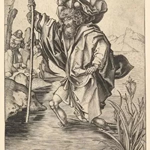 St. Christopher, ca. 1435-1491. Creator: Martin Schongauer