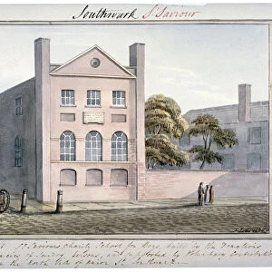 St Saviours Charity School, Union Street, Southwark, London, 1825. Artist: G Yates