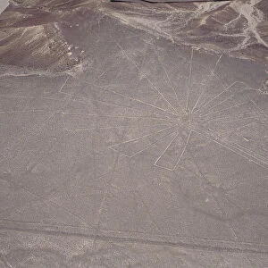 Star Design, Nazca Lines, Ica, Peru, 2015. Creator: Luis Rosendo