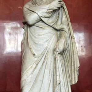 Statue of Polyhymnia, Muse of Sacred Song, Oratory, and Singing