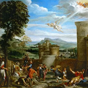 The Stoning of Saint Stephen, 1603-1604. Creator: Carracci, Annibale (1560-1609)