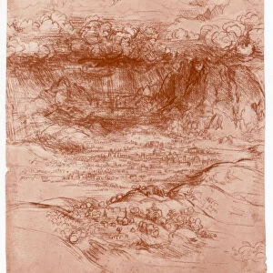 Storm in the Alps, c1503-1505. Artist: Leonardo da Vinci