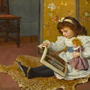 Story Time. Artist: Haigh-Wood, Charles (1856-1927)