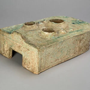 Stove with Figures and Geometric Designs, Eastern Han dynasty (A. D. 25-220)