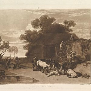 The Straw Yard (Liber Studiorum, part II, plate 7), February 20, 1808